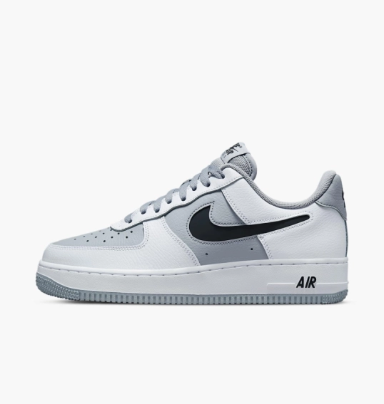 Кросівки чоловічі Nike Air Force 1 07 Lv8 White/Grey DV3501-100 фото 18 — інтернет-магазин Tapok