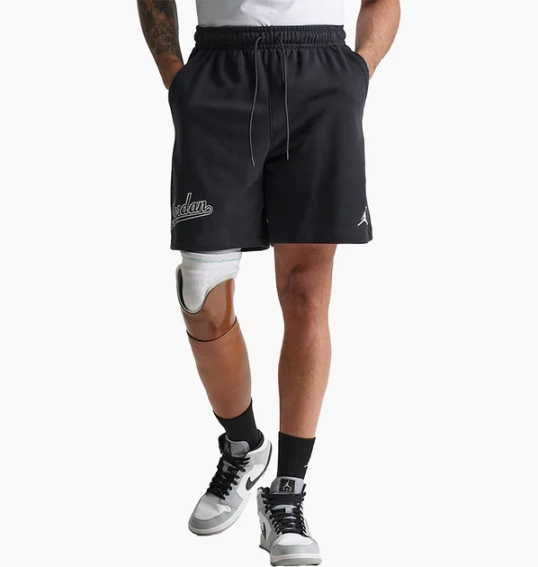 Шорты мужские Air Jordan Flight Mvp Cursive Fleece Shorts Black FN4700-010 фото 1 — интернет-магазин Tapok
