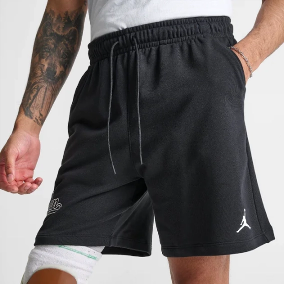 Шорты мужские Air Jordan Flight Mvp Cursive Fleece Shorts Black FN4700-010 фото 4 — интернет-магазин Tapok