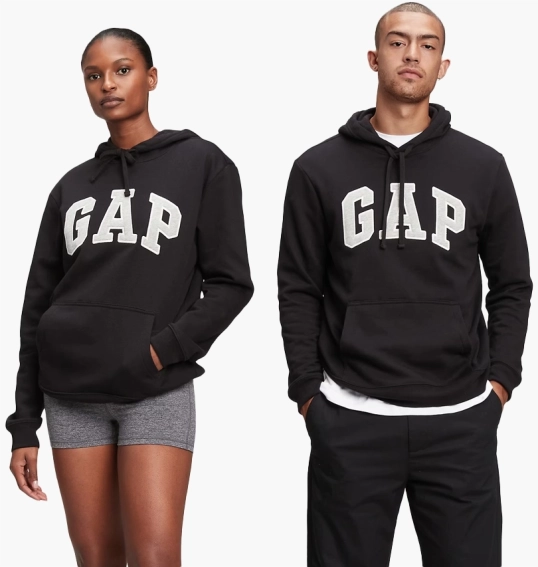 Худые Gap Arch Logo Hoodie Black 715036041 фото 1 — интернет-магазин Tapok