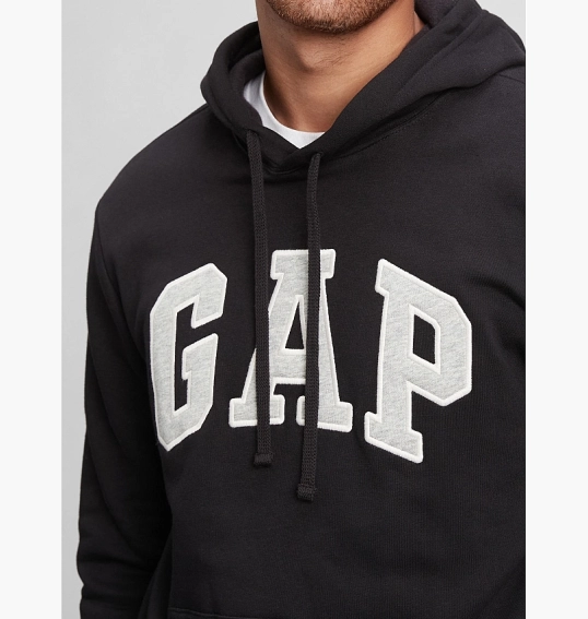 Худые Gap Arch Logo Hoodie Black 715036041 фото 2 — интернет-магазин Tapok
