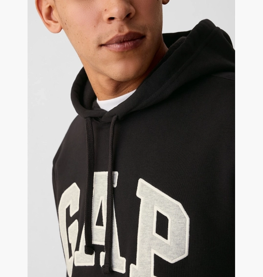 Худые Gap Arch Logo Hoodie Black 715036041 фото 6 — интернет-магазин Tapok