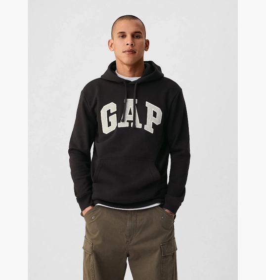 Худые Gap Arch Logo Hoodie Black 715036041 фото 7 — интернет-магазин Tapok