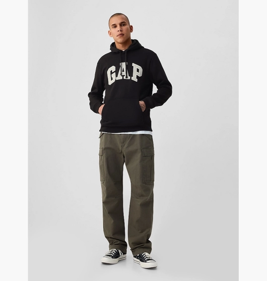 Худые Gap Arch Logo Hoodie Black 715036041 фото 8 — интернет-магазин Tapok