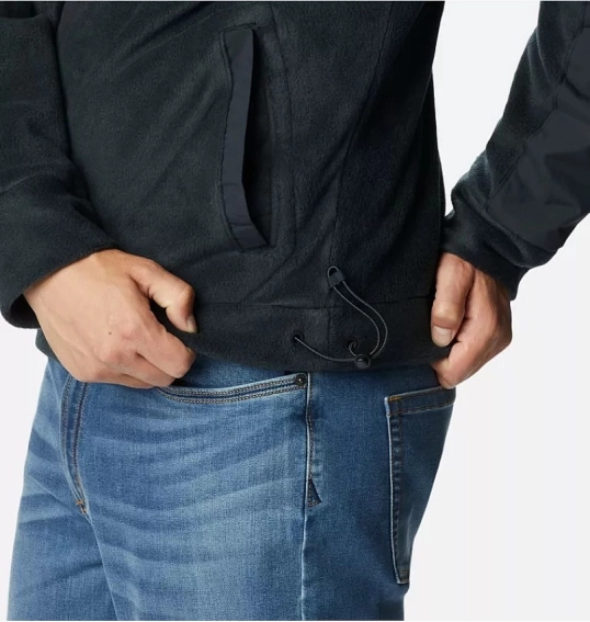 Худые Columbia Mens Hunterdon Fleece Hoodie Black 2040211010 фото 5 — интернет-магазин Tapok