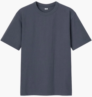 Футболка мужская Uniqlo Crew Neck T-Shirt Blue 422992-07