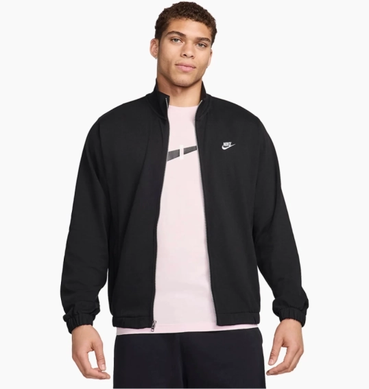 Толстовка Nike M NK CLUB KNIT JKT FQ3426-010 фото 1 — интернет-магазин Tapok