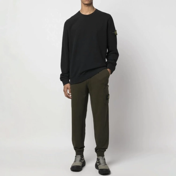 Свитшот Stone Island Compass Badge Sweatshirt Black 811563051-V0029 фото 2 — интернет-магазин Tapok