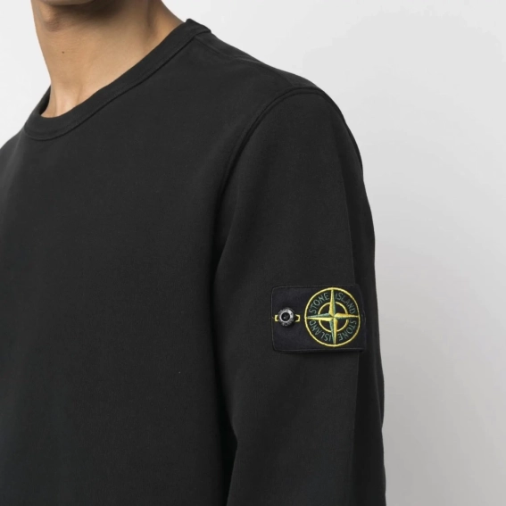 Свитшот Stone Island Compass Badge Sweatshirt Black 811563051-V0029 фото 5 — интернет-магазин Tapok