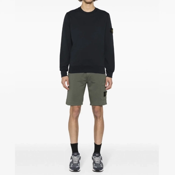 Свитшот Stone Island Compass Badge Sweatshirt Blue 811563051-V0020 фото 2 — интернет-магазин Tapok