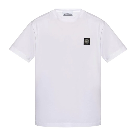 Футболка Stone Island White Crewneck T-shirt 811524113-V0001 фото 1 — интернет-магазин Tapok