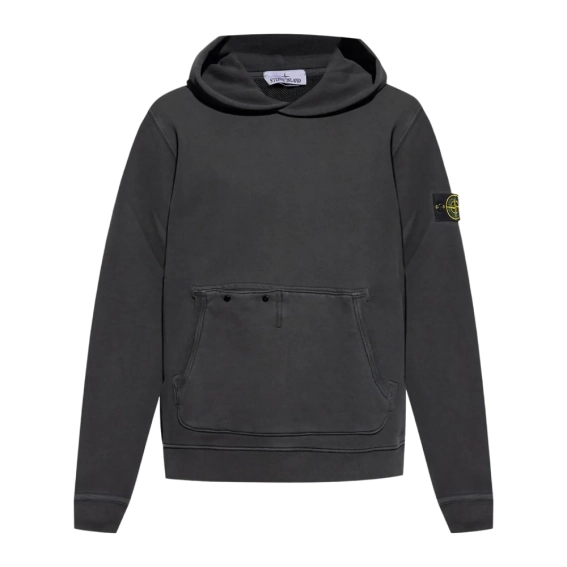 Худые Stone Island Compass Patch Hoodie Black 811561041-V0129 фото 1 — интернет-магазин Tapok