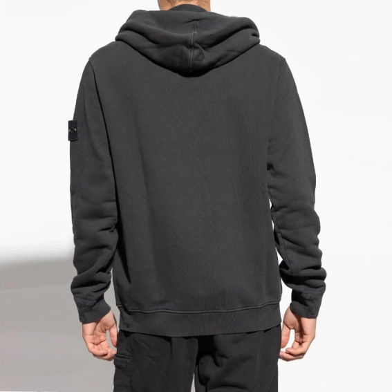 Худые Stone Island Compass Patch Hoodie Black 811561041-V0129 фото 3 — интернет-магазин Tapok