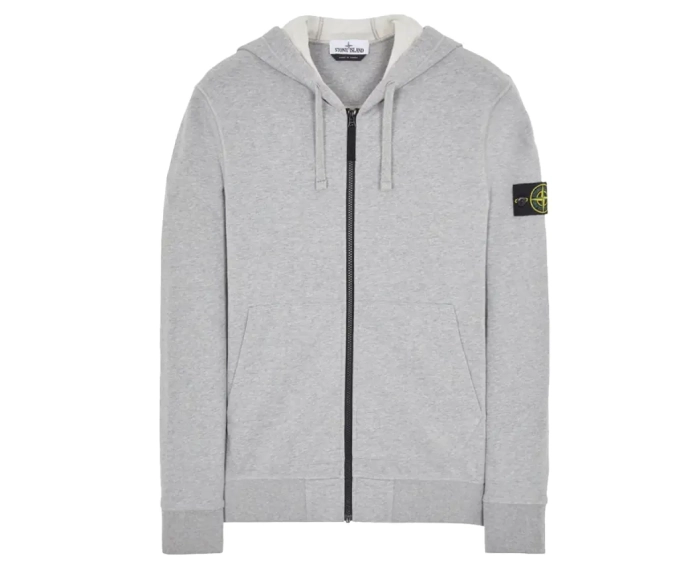 Худі Stone Island Zip Hoodie Grey 811564251-V0M64 фото 1 — інтернет-магазин Tapok