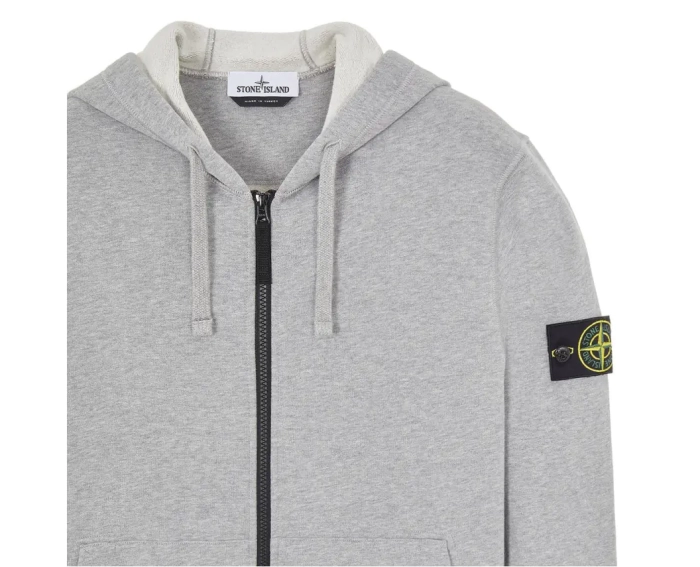 Худі Stone Island Zip Hoodie Grey 811564251-V0M64 фото 2 — інтернет-магазин Tapok