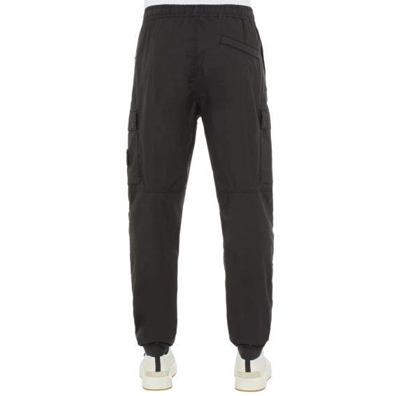 Брюки Stone Island Stretch Cotton Tela Paracadute Cargo Straight Pants Black 801531303-A0029 фото 4 — интернет-магазин Tapok
