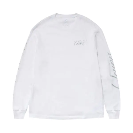 Кофта Jordan x Union MJ L/S Tee White/Grey Haze DV7341-100 фото 1 — інтернет-магазин Tapok