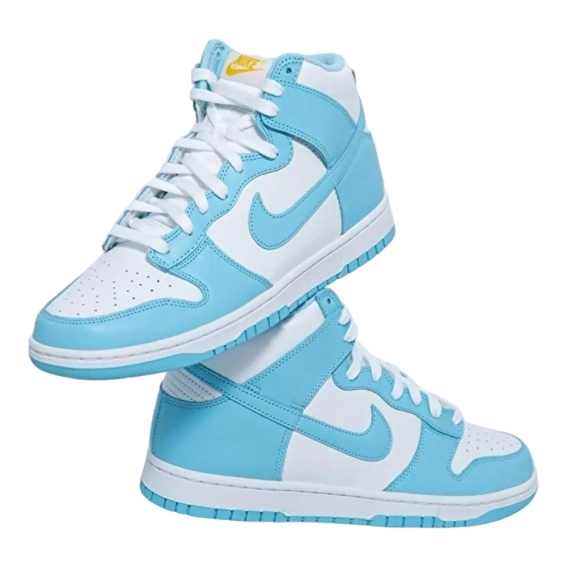 Кросівки Nike Dunk High Retro White/Light Blue DD1399-401 фото 2 — інтернет-магазин Tapok