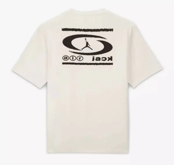 Футболка Nike Jordan x Travis Scott Air T-Shirt Sail DZ5514-133 фото 2 — интернет-магазин Tapok