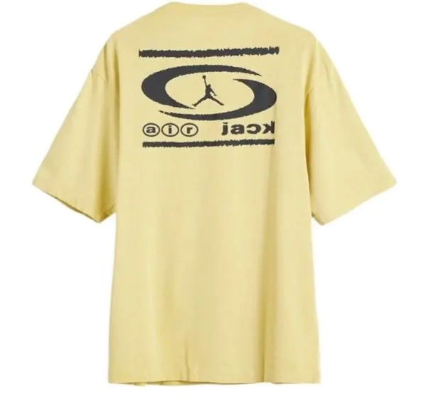 Футболка Nike Jordan x Travis Scott Air T-Shirt Celery DZ5514-308 фото 2 — интернет-магазин Tapok