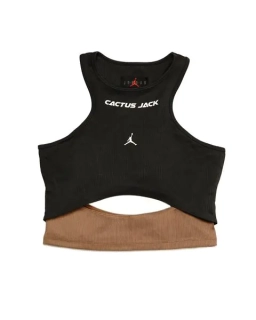 Футболка Жіночий топ Jordan x Travis Scott Cactus Jack Women's Tank Top Dark Smoke Grey DX6172-070