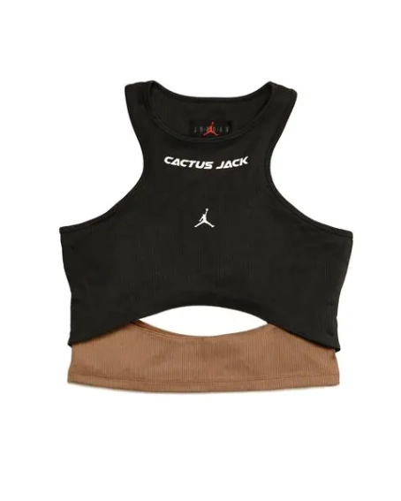 Футболка Жіночий топ Jordan x Travis Scott Cactus Jack Women's Tank Top Dark Smoke Grey DX6172-070 фото 1 — інтернет-магазин Tapok