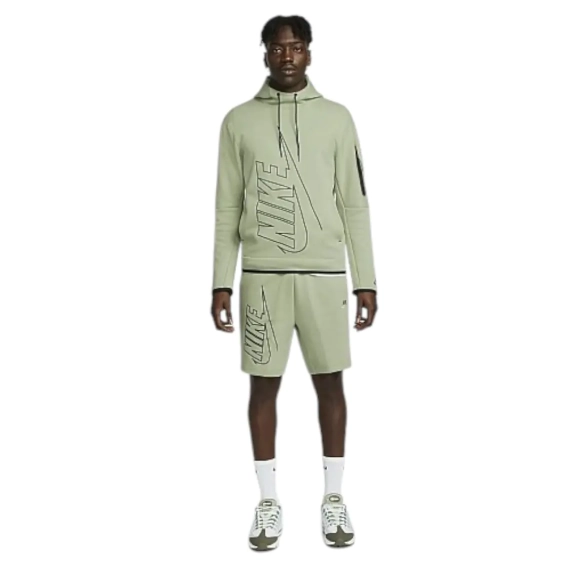 Шорты NIKE M NK Tech Fleece Graphic Shorts DZ4472-386 фото 4 — интернет-магазин Tapok