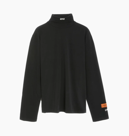 Кофта Heron Preston Hpny Embroidered Rollneck Sweater Black HMAB027C99JER0021001 фото 1 — інтернет-магазин Tapok