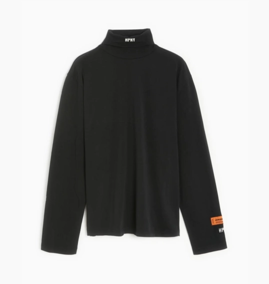 Кофта Heron Preston Hpny Embroidered Rollneck Sweater Black HMAB027C99JER0021001 фото 3 — інтернет-магазин Tapok