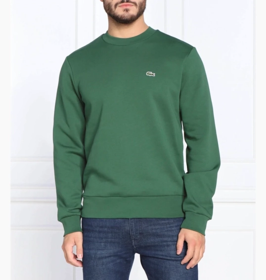 Кофта Lacoste Logo Sweatshirt green SH9608 51 SMI фото 2 — интернет-магазин Tapok