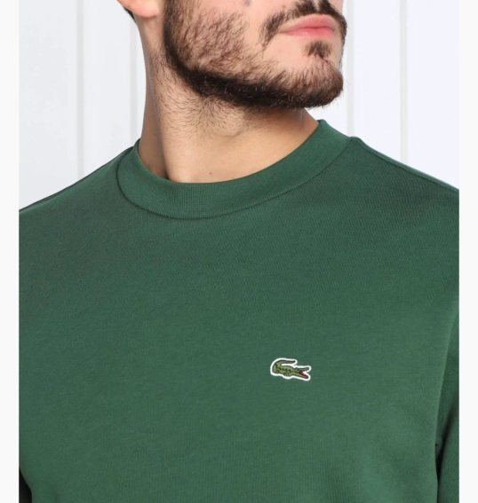 Кофта Lacoste Logo Sweatshirt green SH9608 51 SMI фото 4 — интернет-магазин Tapok