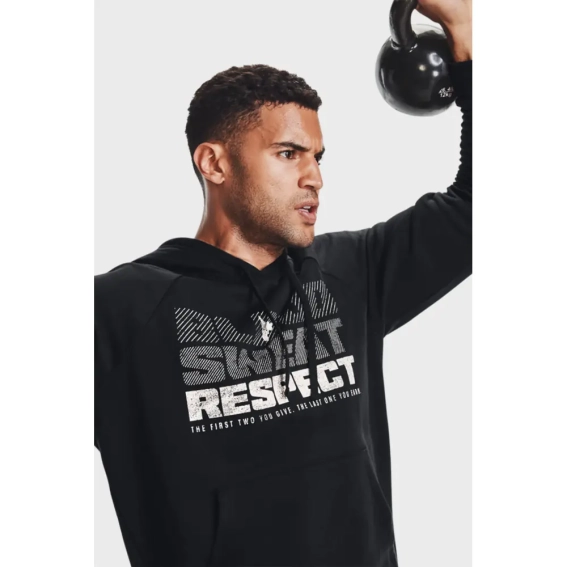 Кофта Men&#39;s Project Rock Rival Fleece Hoodie 1367109-001 фото 2 — интернет-магазин Tapok