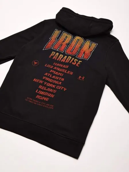 Кофта Men&#39;s Project Rock Terry Full Zip Hoodie 1361749-001 фото 3 — интернет-магазин Tapok