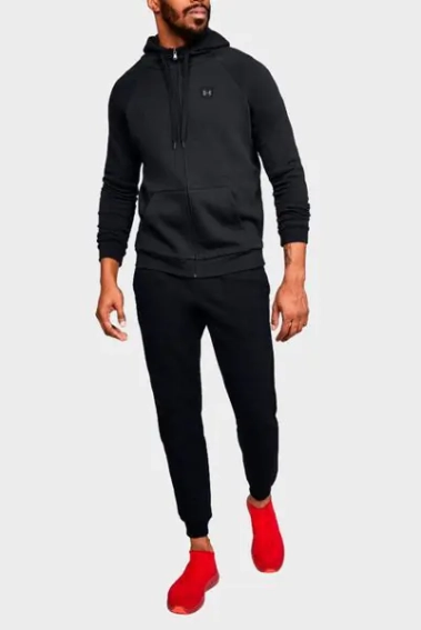 Кофта Men's UA Rival Fleece Full-Zip 1320737-001 фото 3 — інтернет-магазин Tapok