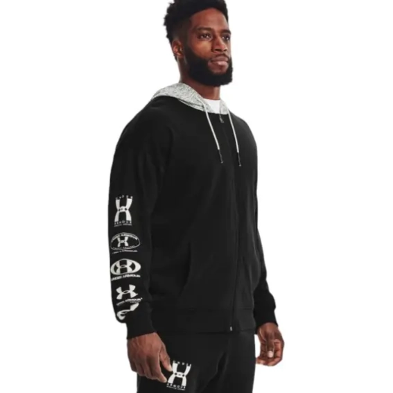 Кофта Men&#39;s UA Rival Terry 25th Anniversary Full Zip 1363727-001 фото 1 — интернет-магазин Tapok