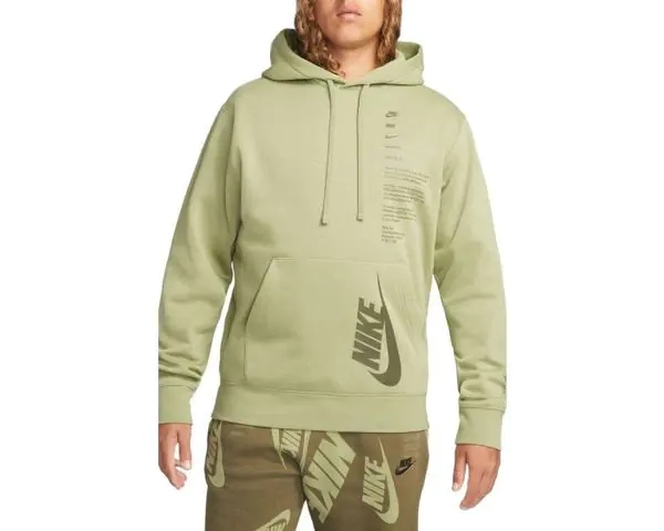 Кофта Nike Shoebox Pullover Hoodie Olive DQ5152-334 фото 1 — інтернет-магазин Tapok