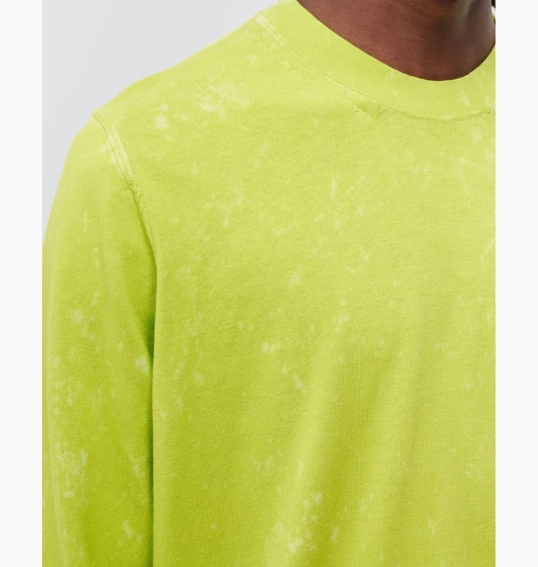 Кофта STONE ISLAND COTTON TYE DYE JUMPER LIME 7615555D9 V0031 фото 2 — интернет-магазин Tapok