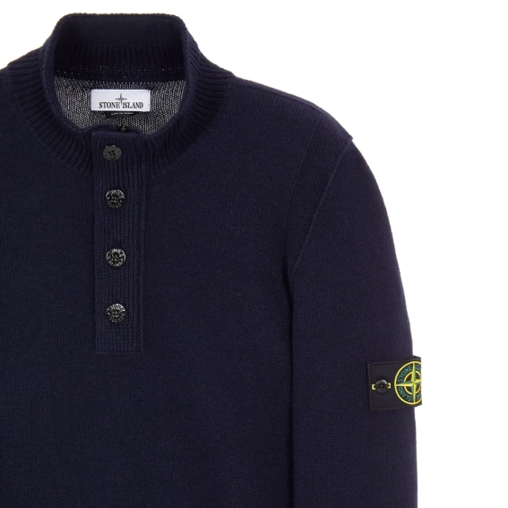 Кофта STONE ISLAND Knitwear navy 7915540A3 A0020 фото 2 — интернет-магазин Tapok