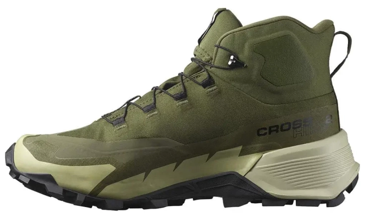 Кроссовки Salomon Cross Hike Mid Gtx 2 Gore-Tex Olive 471465 30 фото 2 — интернет-магазин Tapok