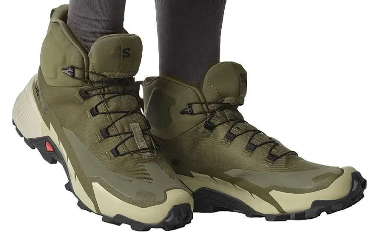 Кроссовки Salomon Cross Hike Mid Gtx 2 Gore-Tex Olive 471465 30 фото 3 — интернет-магазин Tapok