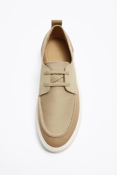 Кросівки zara canvas shoes 2656/220/102 фото 2 — інтернет-магазин Tapok