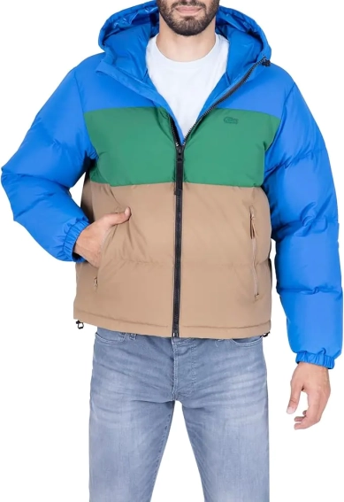 Куртка lacoste Men's Colorblock Hooded Down Jacket BH5442 51 NIJ фото 1 — інтернет-магазин Tapok