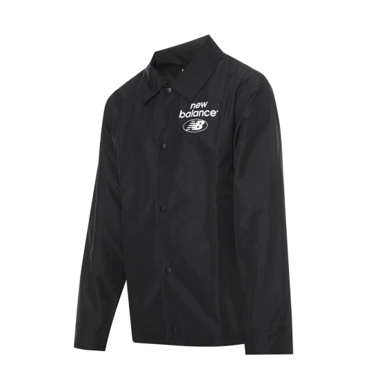 Куртка New Balance NB Essentials Coaches Jacket Black MJ31531BK фото 1 — интернет-магазин Tapok