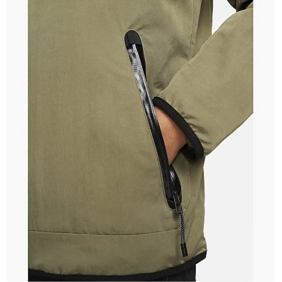 Куртка Nike Sportswear Tech Woven Full-Zip Lined Hooded Jacket Olive DQ4340-222 фото 2 — интернет-магазин Tapok