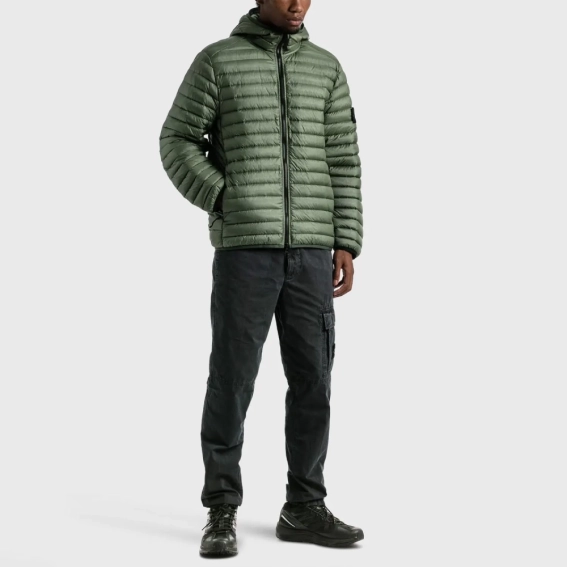 Куртка Stone Island Lightweight Packable Hooded Down Jacket green 771540324 V0058 фото 3 — интернет-магазин Tapok