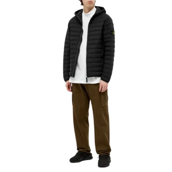 Куртка Stone Island Loom Woven Lightweight Down Jacket Black 741544525 V0029 фото 3 — інтернет-магазин Tapok