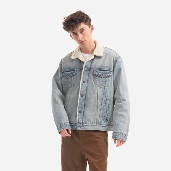 Куртка Чоловіча блакитна джинсова Куртка Levi's 16365-0070 фото 1 — інтернет-магазин Tapok