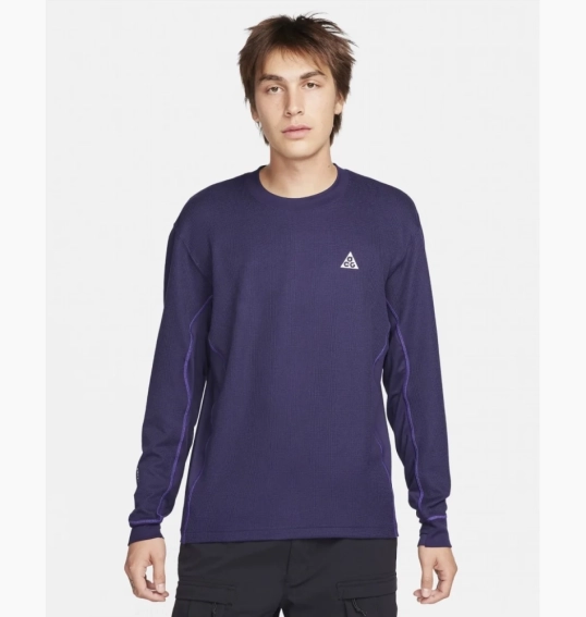 Лонгслів Nike ACG Dri-FIT ADV Goat Rocks Long Sleeve Winter T-Shirt Purple ink FB8115-555 фото 2 — інтернет-магазин Tapok