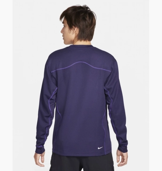 Лонгслів Nike ACG Dri-FIT ADV Goat Rocks Long Sleeve Winter T-Shirt Purple ink FB8115-555 фото 3 — інтернет-магазин Tapok
