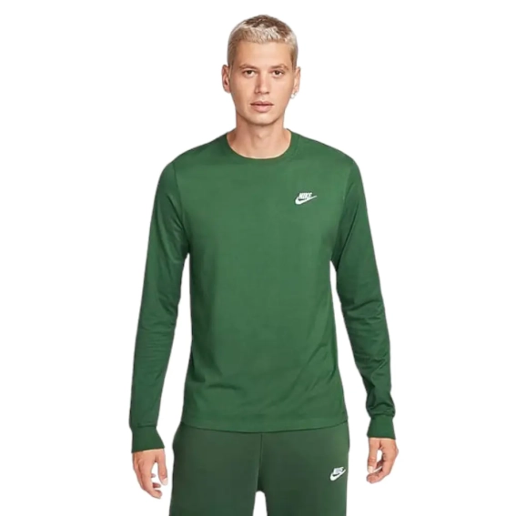 Лонгслів Nike Longsleeve Nsw Club Tee green AR5193-323 фото 1 — інтернет-магазин Tapok